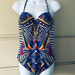 Woman’s   multicolored bathing suit